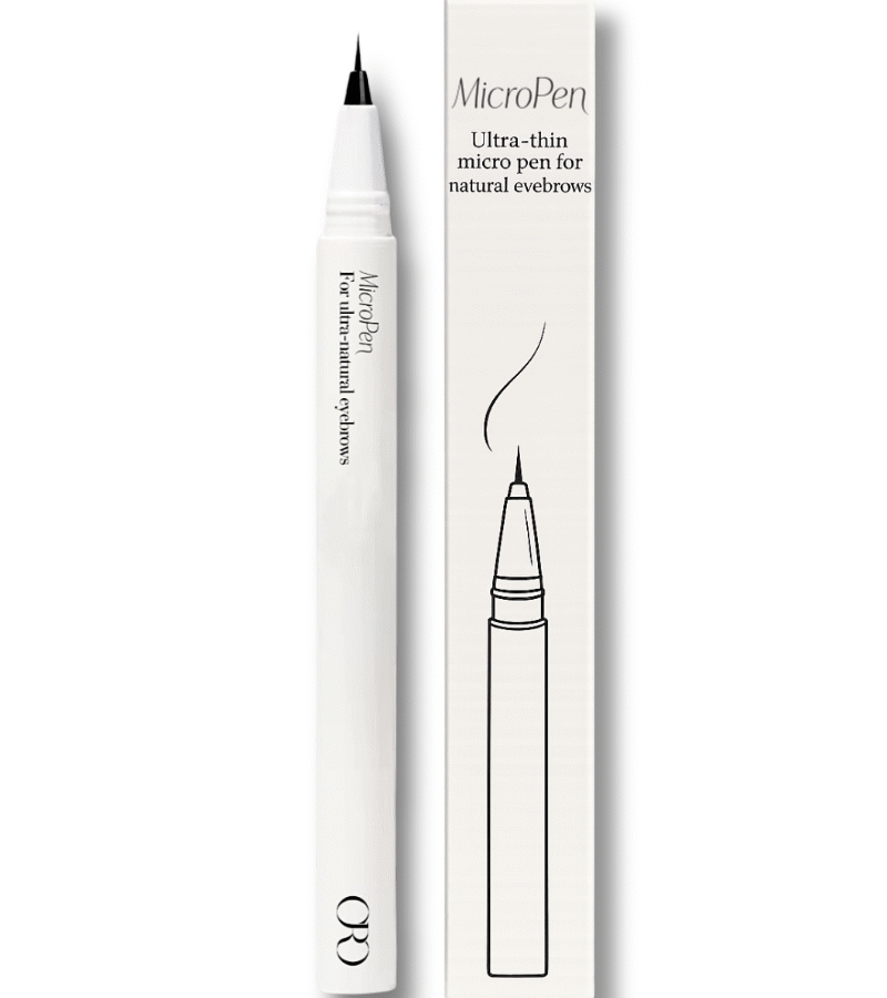 טוש מיקרו לגבות (10 יחידות) 3 ב-1 קצה סופר דק ועמיד במים | לגבות, נמשים ואייליינר - MicroPen