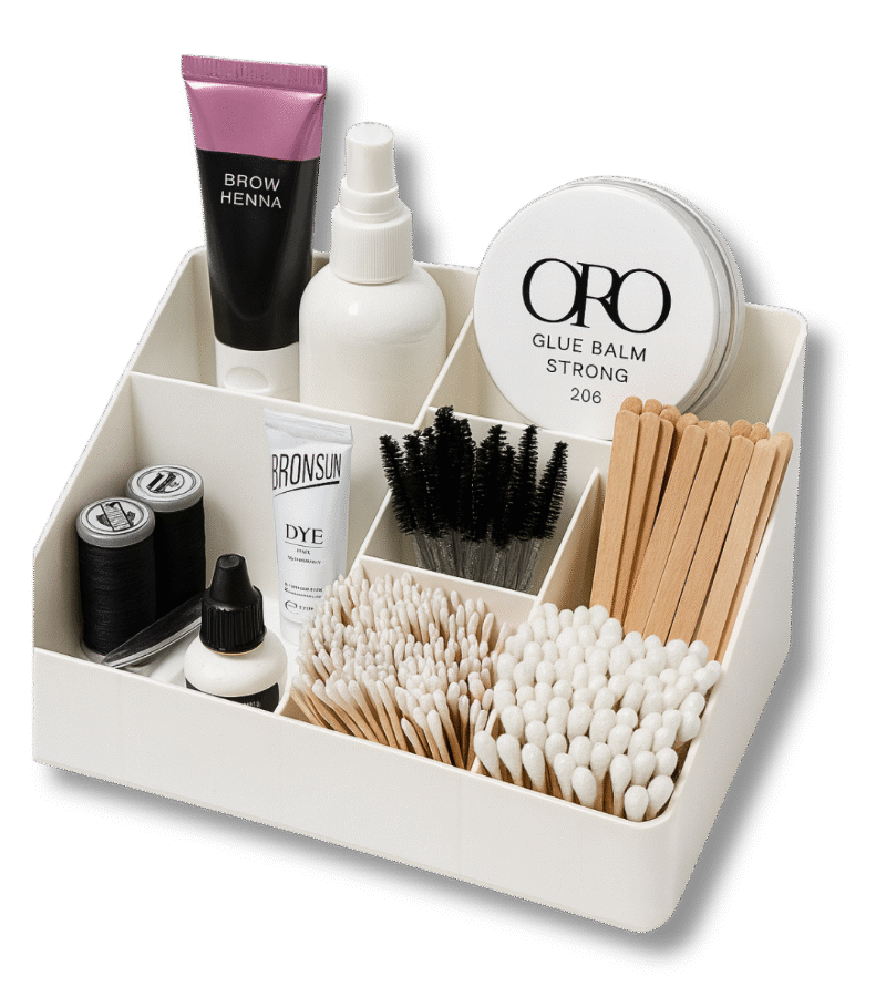 ארגונית פלסטיק איכותית לסידור מוצרים בעגלת קוסמטיקה