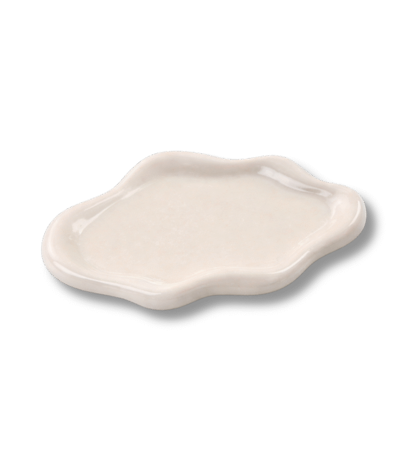 מגש פלסטיק אמורפי להנחת כלי עבודה - צבע לבן